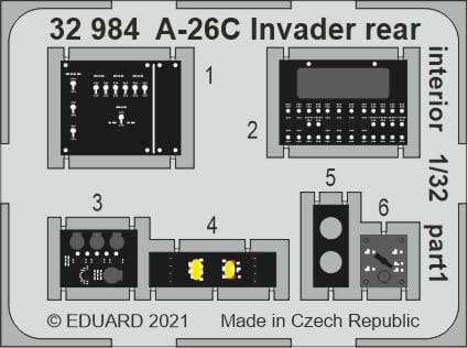Przejdź do produktu EDUARD 32984 - 1:32 A-26C Invader rear interior