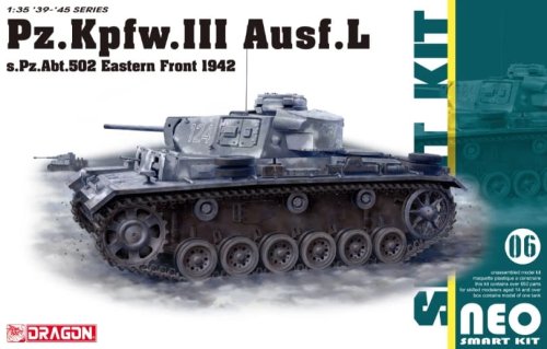 Przejdź do produktu DRAGON 6957 - 1:35 Pz.Kpfw.III Ausf.L s.Pz.Abt.502 Eastern Front 1942