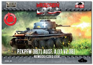 FIRST TO FIGHT 081 - Wrzesień 1939 - 1:72 Pz.Kpfw 38(t) Ausf. A (LT VZ .38) - Gazetka w zestawie z modelem