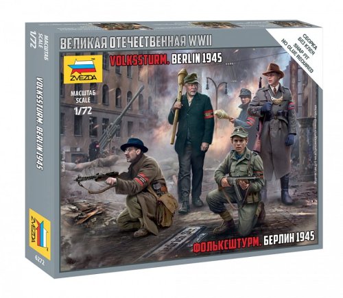 Przejdź do produktu ZVEZDA 6272 - 1:72 German Volkssturm Berlin 1945