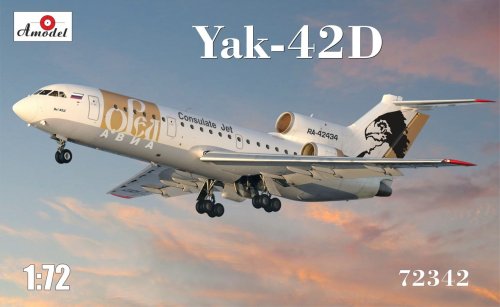 Przejdź do produktu AMODEL 72342 - 1:72 Yak-42D