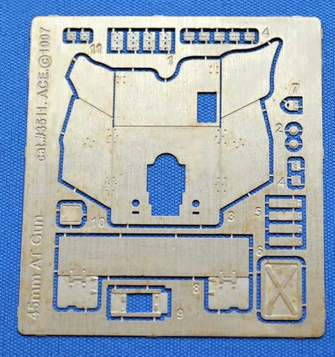 Przejdź do produktu ACE PE3511 - 1:35 Etched shields for Soviet 45mm AT gun