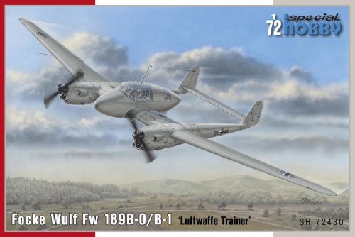 Przejdź do produktu SPECIAL HOBBY 72430 - 1:72 Focke Wulf Fw 189B-0/B-1 Luftwaffe Trainer