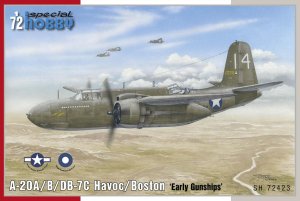 SPECIAL HOBBY 72423 - 1:72 A-20B/C Havoc Gunships