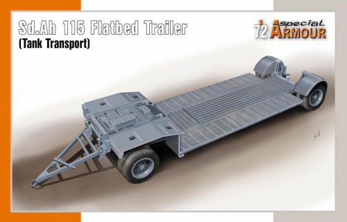 Przejdź do produktu SPECIAL HOBBY A72022 - 1:72 Sd.Ah 115 Flatbed Trailer (Tank Transport)