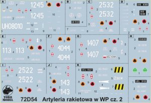 TORO MODEL 72D54 - 1:72 Artyleria rakietowa w Wojsku Polskim cz.2