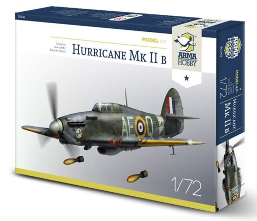 Przejdź do produktu ARMA HOBBY 70043 - 1:72 Hurricane Mk IIb - Model Kit