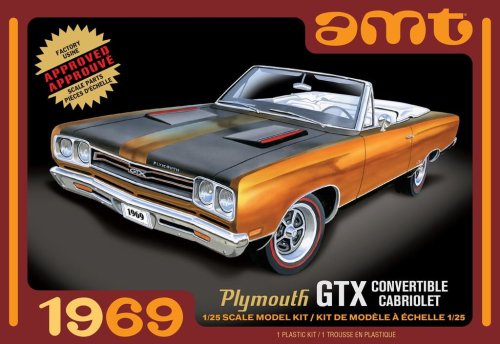 Przejdź do produktu AMT 1137 - 1:25 1969 Plymouth GTX Convertible Cabriolet
