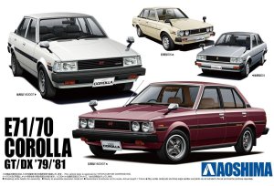 Aoshima 06129 - 1:24 Toyota E71/70 Corolla Sedan GT/DX '79/'81