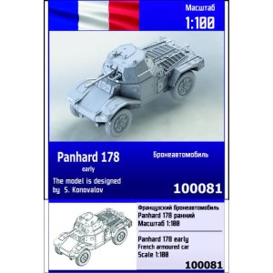 ZEBRANO Z100-081 - 1:100 Panhard 178 early