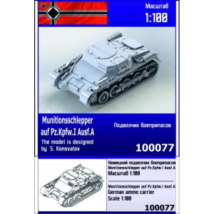 ZEBRANO Z100-077 - 1:100 Munitionsschlepper auf Pz.Kpfw.I Ausf.A