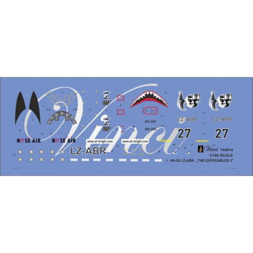 Przejdź do produktu BIGMODEL VINCI 144014 - 1:144 An-26 LZ-ABR Niezniszczalni 3