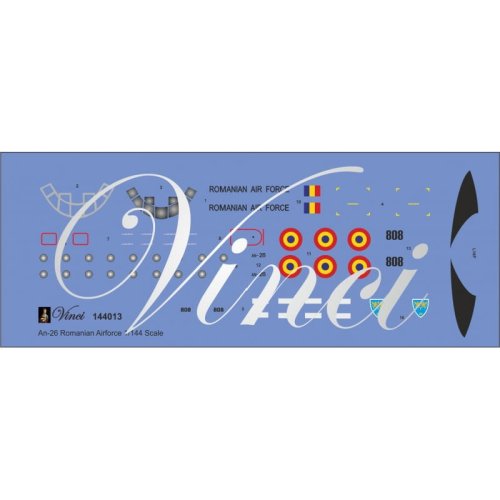 Przejdź do produktu BIGMODEL VINCI 144013 - 1:144 An-26 Romanian Air Force
