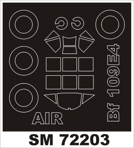 Przejdź do produktu MONTEX SM72203 - 1:72 Bf 109E-4
