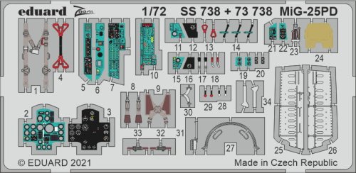 Przejdź do produktu EDUARD SS738 - 1:72 MiG-25PD