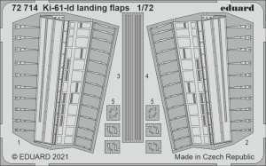 EDUARD 72714 - 1:72 Ki-61-Id landing flaps