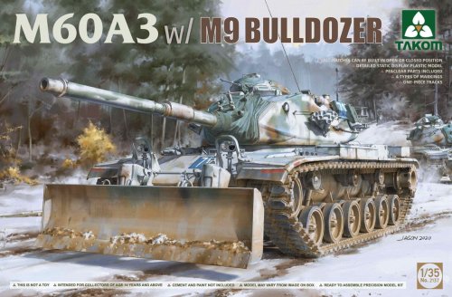 Przejdź do produktu TAKOM 2137 - 1:35 M60A3 w/M9 Bulldozer