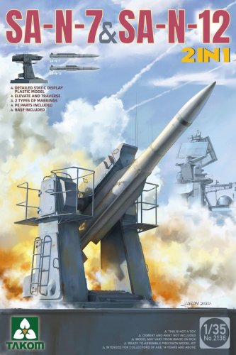 Przejdź do produktu TAKOM 2136 - 1:35 SA-N-7 & SA-N-12