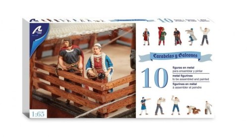 Przejdź do produktu ARTESANIA LATINA 22411-F - 1:65 Set of 10 Metal Figurines for Caravels and Galleons