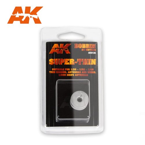Przejdź do produktu AK INTERACTIVE 9136 - Elastic Rigging Bobbin Super-Thin 0,045mm x 20m