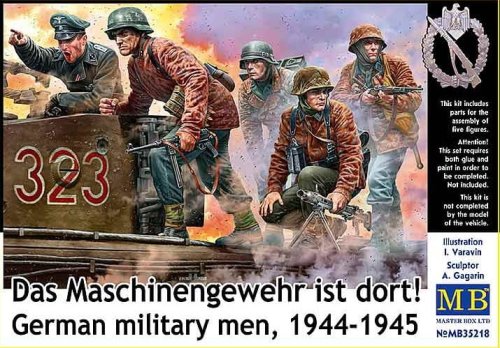 Przejdź do produktu MASTER BOX 35218 - 1:35 German military men 1944-1945 Das Maschinengewehr ist dort!