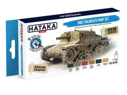 Przejdź do produktu HATAKA BS106 - Zestaw farb WW2 Italian AFV