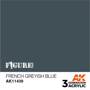 AK Interactive 11439 - Farba akrylowa French Greyish Blue 17ml
