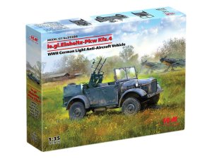 ICM 35584 - 1:35 le.gl.Einheitz-Pkw Kfz.4 WWII German Light Anti-Aircraft Vehicle