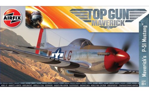 Przejdź do produktu AIRFIX 00505 - 1:72 Top Gun Maverick P-51D Mustang