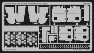 EDUARD 35544 - 1:35 Strv.103 S-Tank additional set