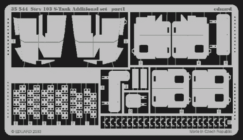 Przejdź do produktu EDUARD 35544 - 1:35 Strv.103 S-Tank additional set