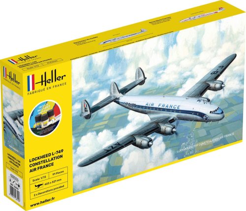 Przejdź do produktu HELLER 56310 - 1:72 Lockheed L-749 Constellation Air France - Starter Kit