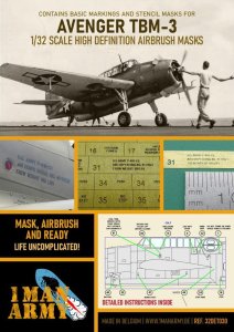 1 MAN ARMY 32DET030 - 1:32 Avenger TBM-3