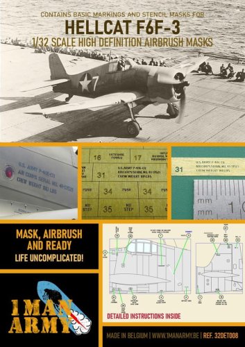 Przejdź do produktu 1 MAN ARMY 32DET008 - 1:32 Hellcat F6F-3