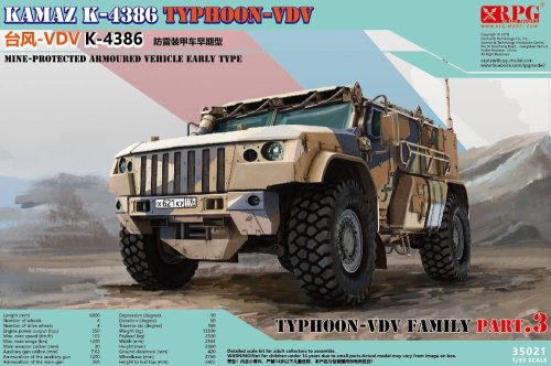 Przejdź do produktu RPG MODEL 35021 - 1:35 Kamaz K-4386 Typhoon-VDV Mine-Protected Armoured Vehicle Early Type