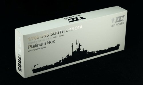 Przejdź do produktu VEE HOBBY P57005 - 1:700 USS South Dakota BB-57 1944.6 Platinum Box