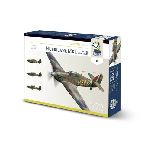 Przejdź do produktu ARMA HOBBY 70024 - 1:72 Hurricane Mk I Allied Squadrons - Limited Edition