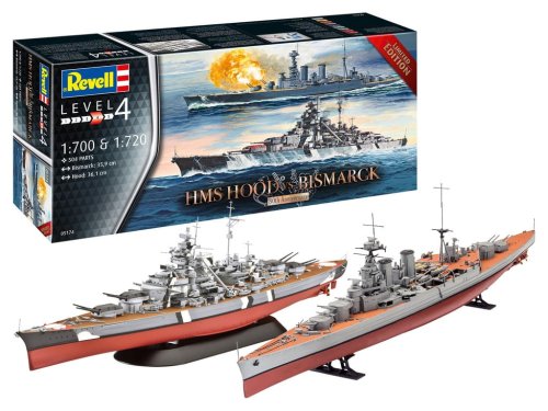 Przejdź do produktu REVELL 05174 - 1:700 & 1:720 HMS Hood vs Bismarck - 80th Anniversary