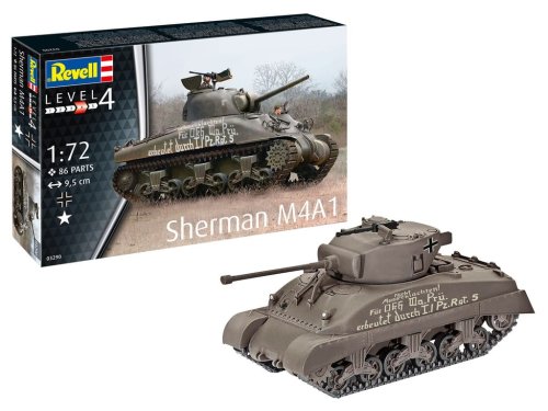 Przejdź do produktu REVELL 03290 - 1:72 Sherman M4A1