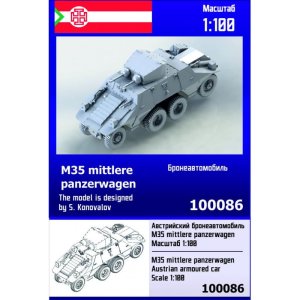ZEBRANO Z100-086 - 1:100 M35 mittlere panzerwagen