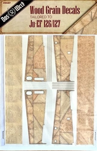 Przejdź do produktu DAS WERK DWA007 - 1:32 Wood Grain Decals Tailored To Ju-EF 126/127