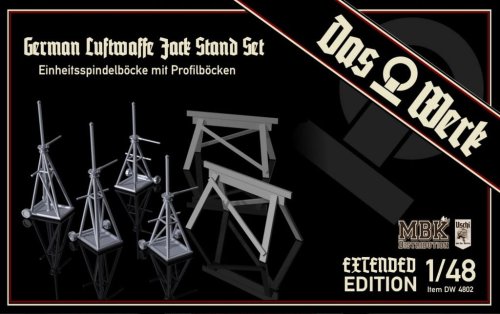 Przejdź do produktu DAS WERK DW4802 - 1:48 German Luftwaffe Jack Stand Set - Extended Edition