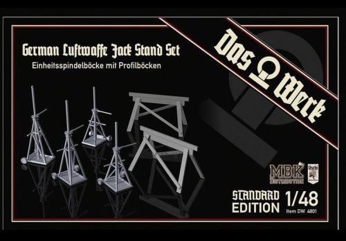 Przejdź do produktu DAS WERK DW4801 - 1:48 German Luftwaffe Jack Stand Set - Standard Edition