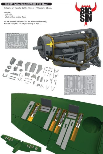 Przejdź do produktu EDUARD SIN64871 - 1:48 Spitfire Mk.IIa Advanced