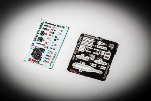 Przejdź do produktu EDUARD 3DL48018 - 1:48 Mustang Mk.IV - Space 3D Decals + PE