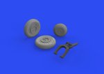 EDUARD 648622 - 1:48 MiG-15 wheels