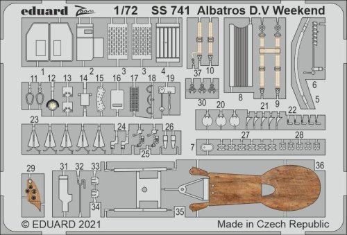 Przejdź do produktu EDUARD SS741 - 1:72 Albatros D.V Weekend