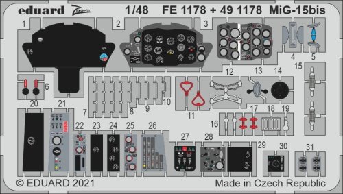 Przejdź do produktu EDUARD FE1178 - 1:48 MiG-15bis