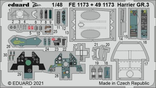 Przejdź do produktu EDUARD FE1173 - 1:48 Harrier GR.3