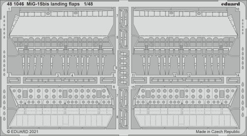 Przejdź do produktu EDUARD 481046 - 1:48 MiG-15bis landing flaps